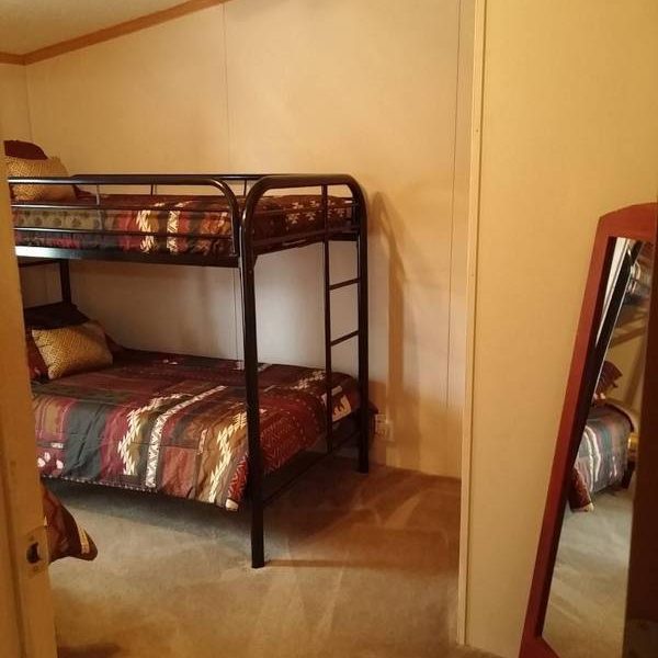 ozark house bunk beds in bedroom