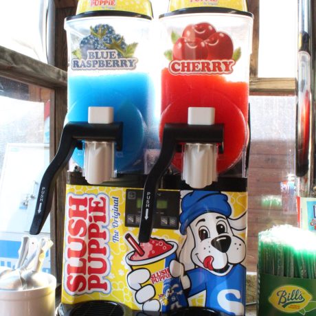 slushie drink machine in camp store at Great Escapes RV Resorts Branson