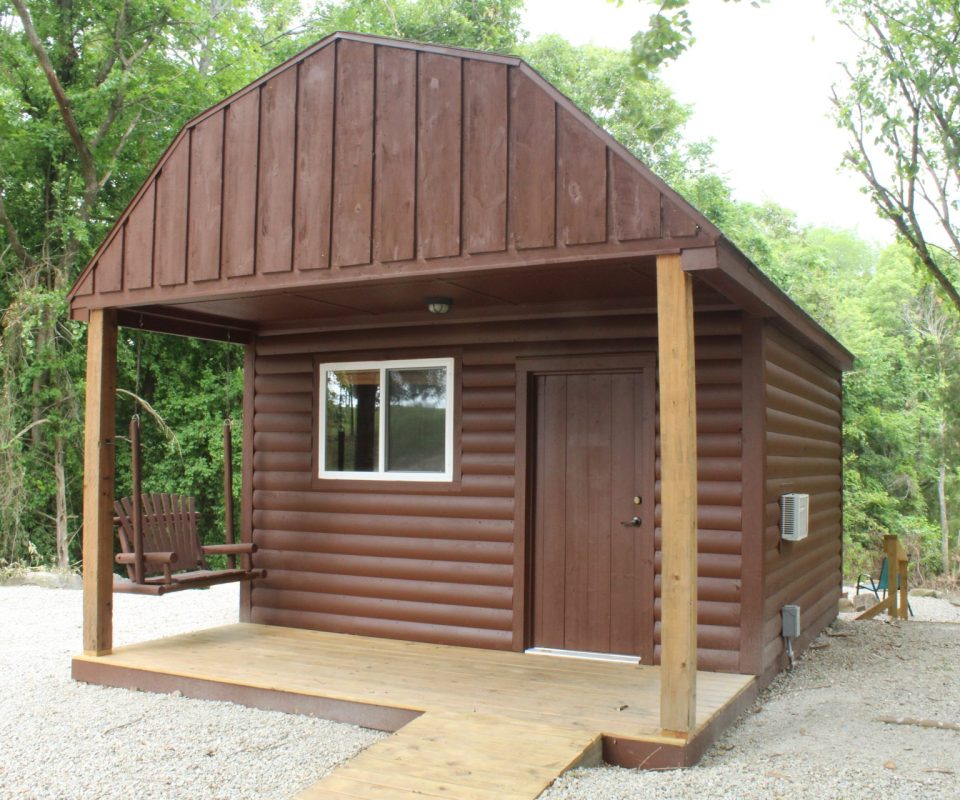 exterior view of cabin at Great Escapes RV Resorts Branson