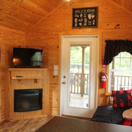 interior view of cabin at Great Escapes RV Resorts Branson