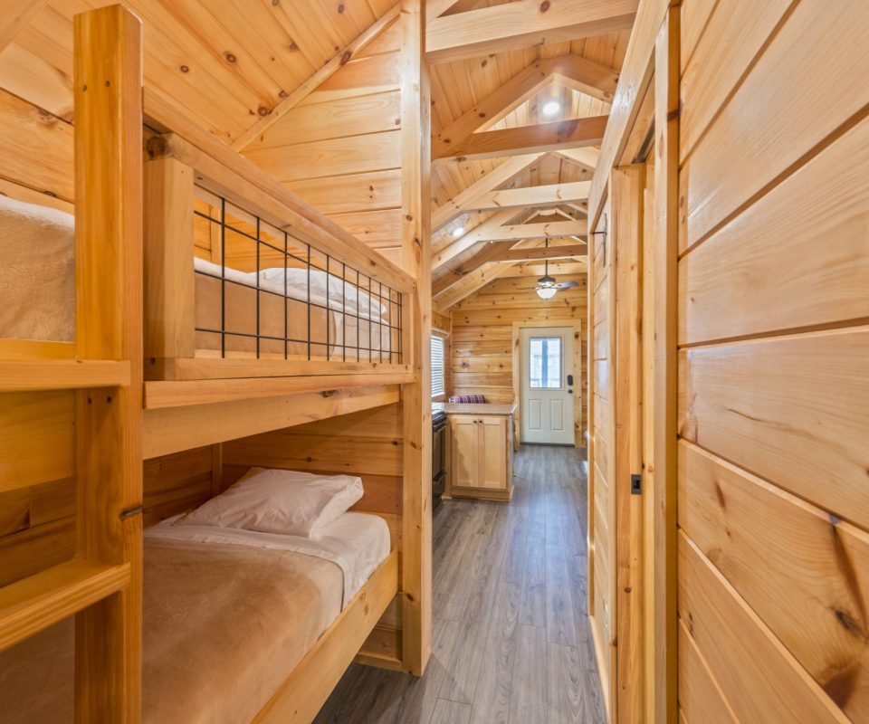 bunk beds Lost Canyon cabin rental